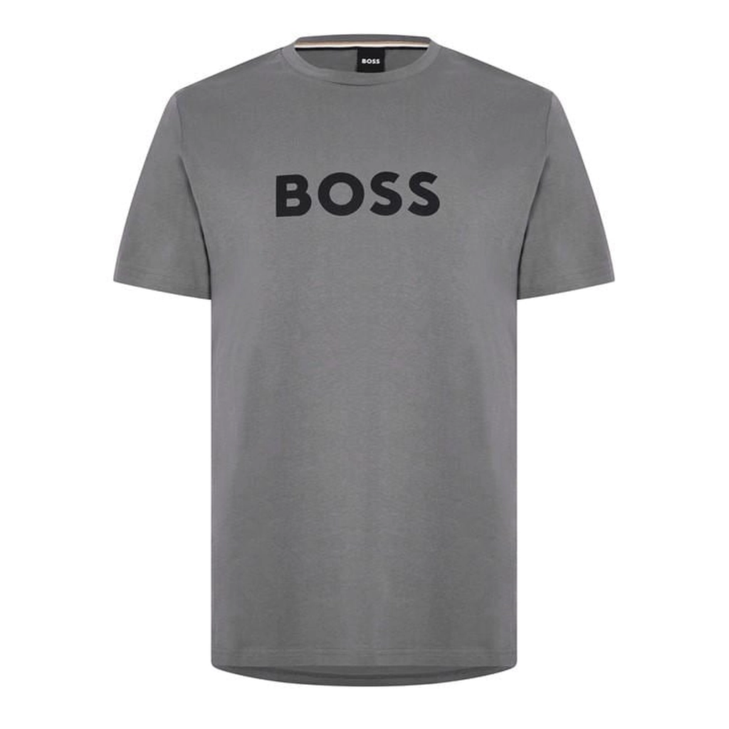Hugo Boss Logo Print T-Shirt - Grey